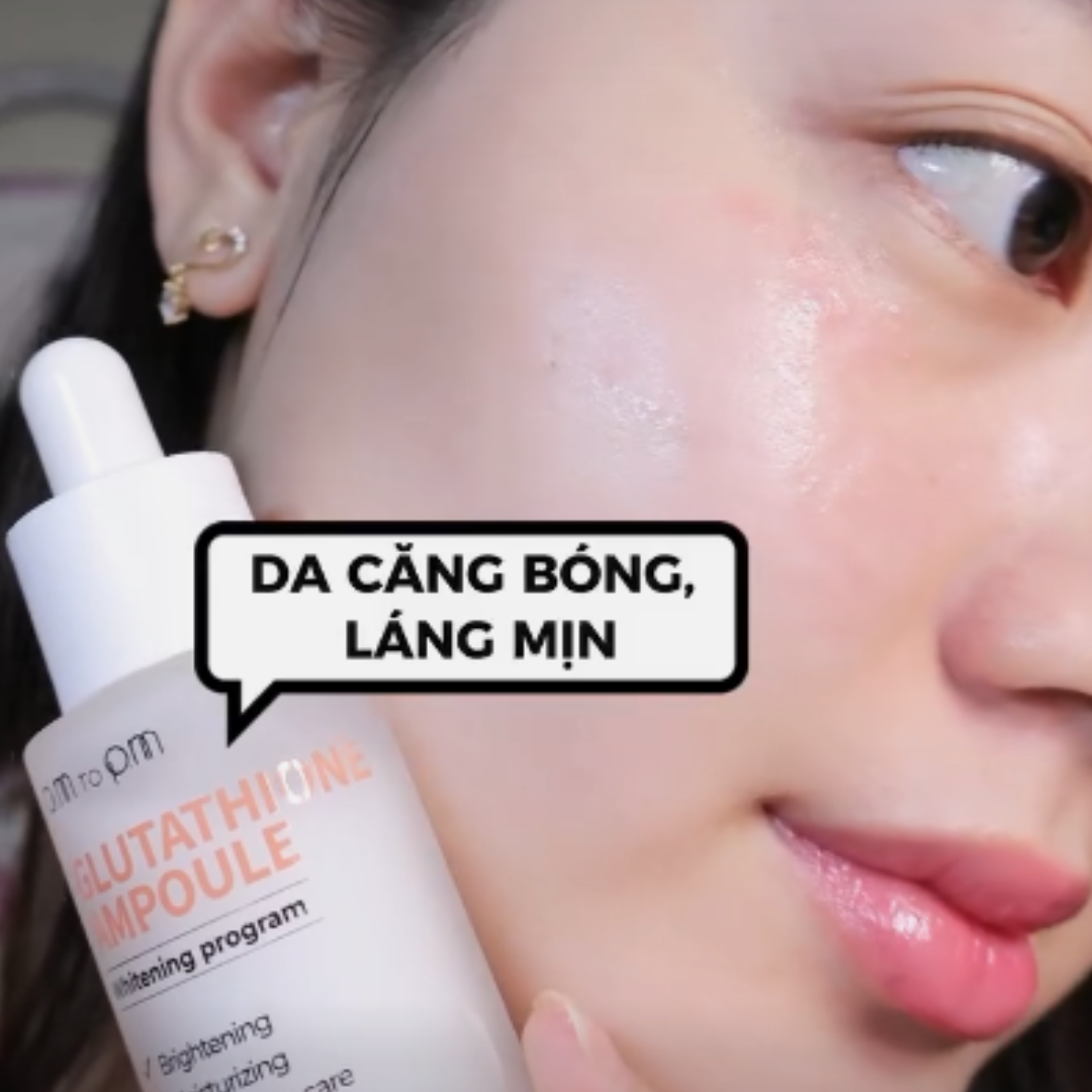 GLUTATHIONE 700 VÀ SỰ KHÁC BIỆT CỦA NỒNG ĐỘ 3000PPM: LÀM SÁNG DA CHUYÊN SÂU NHƯ THẾ NÀO? 3 serum glutathione Am to Pm